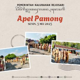 Apel Pamong Kalurahan Rejosari, Senin, 5 Mei 2025
